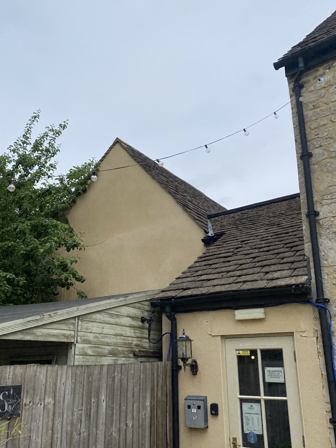 Completed exterior cleaning result