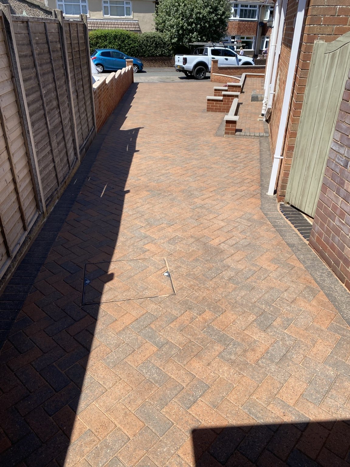 Completed exterior cleaning result