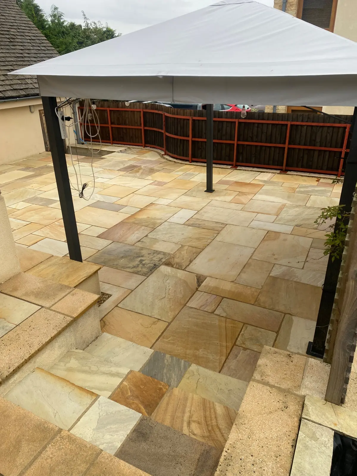 Recent patio restoration work by All Round Exterior Cleaning
