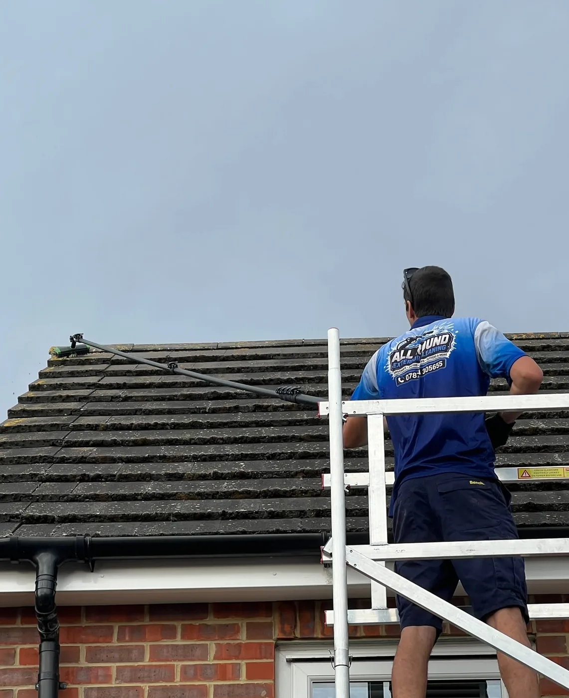 Roof cleaning results by All Round Exterior Cleaning